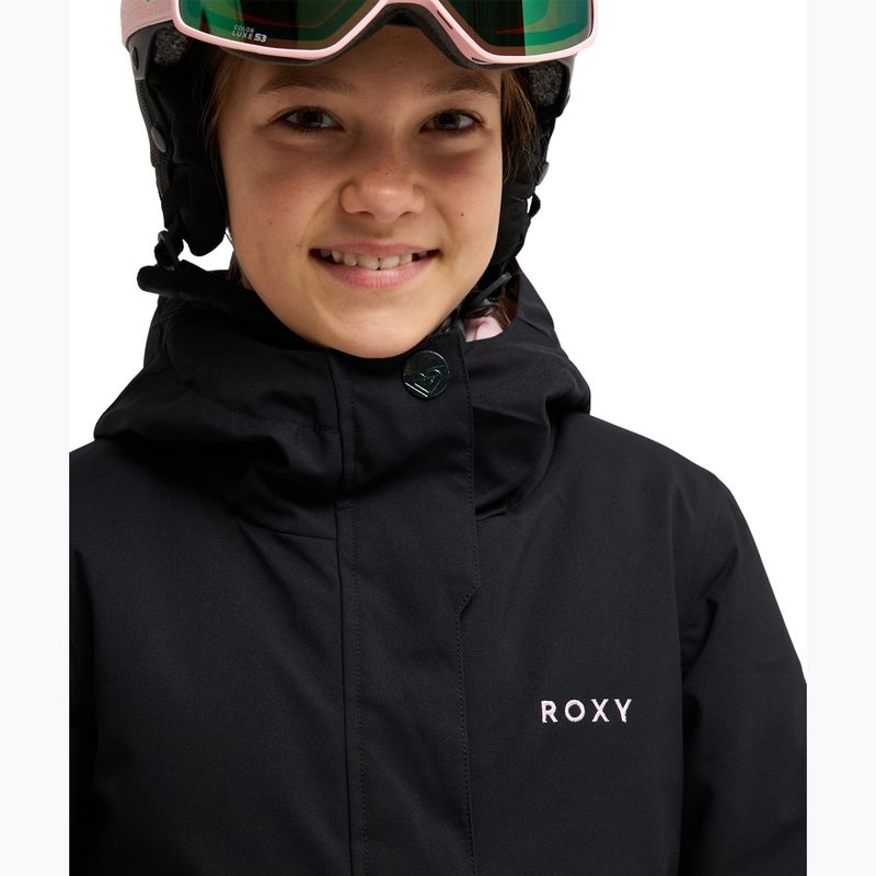 Children's snowboard jacket ROXY Snowflare true black 4