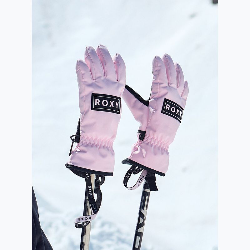 Children's snowboard gloves ROXY Freshfield Rose Shadow 4