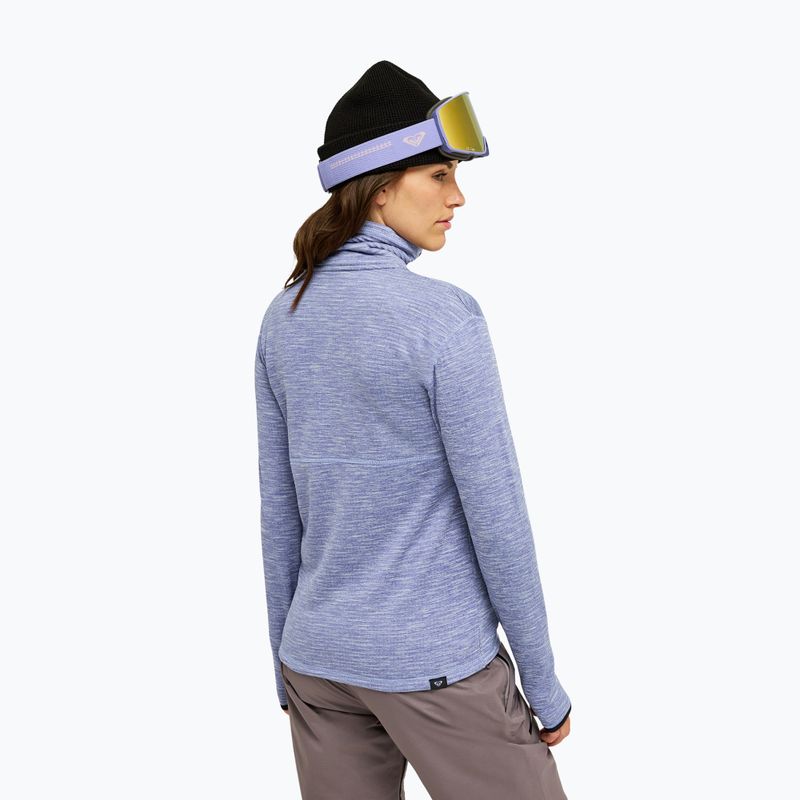 Women's fleece sweatshirt ROXY Snowstride Full Zip twilight purple 3