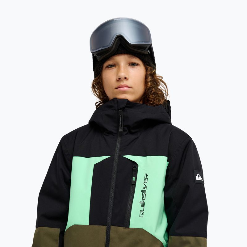 Children's snowboard jacket Quiksilver Dawson grape leaf 4