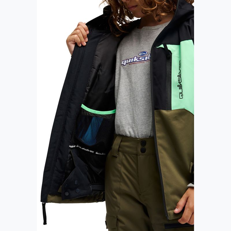 Children's snowboard jacket Quiksilver Dawson grape leaf 6