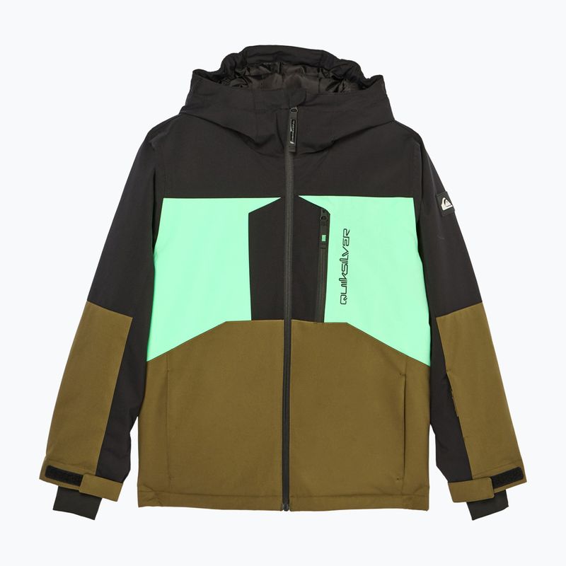 Children's snowboard jacket Quiksilver Dawson grape leaf 9