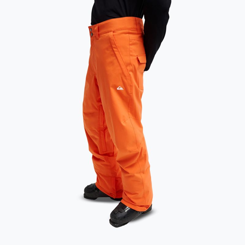 Men's snowboard trousers Quiksilver Estate 10K Pt vermillon 4