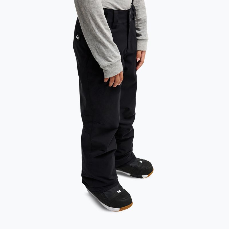 Children's snowboard trousers Quiksilver Estate black 3