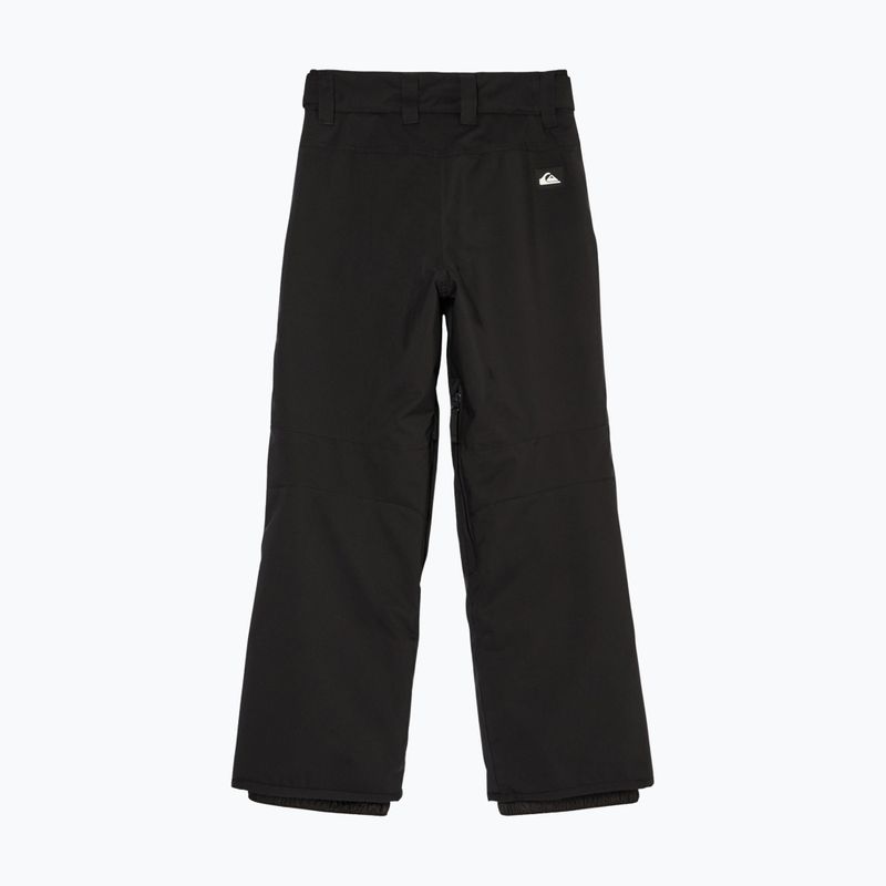 Children's snowboard trousers Quiksilver Estate black 7