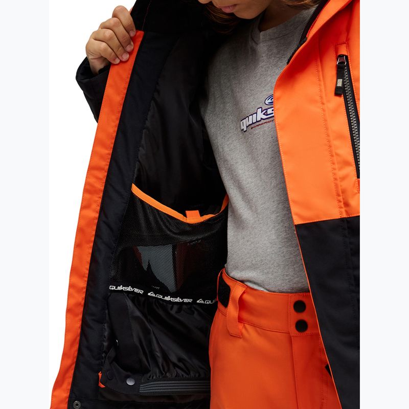Children's snowboard jacket Quiksilver Titano vermillon 6