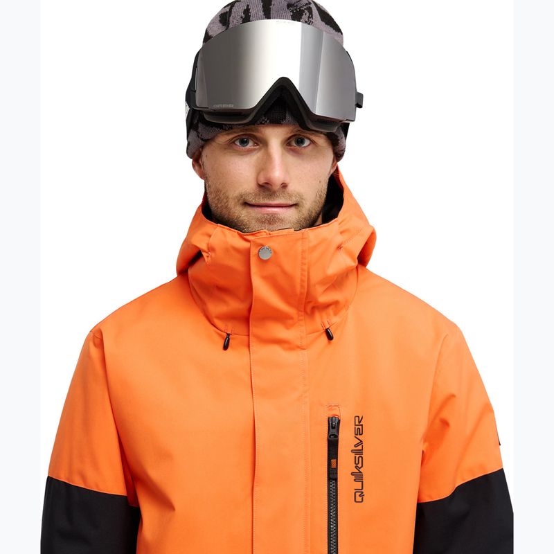 Men's snowboard jacket Quiksilver Titano 10K vermillon 4