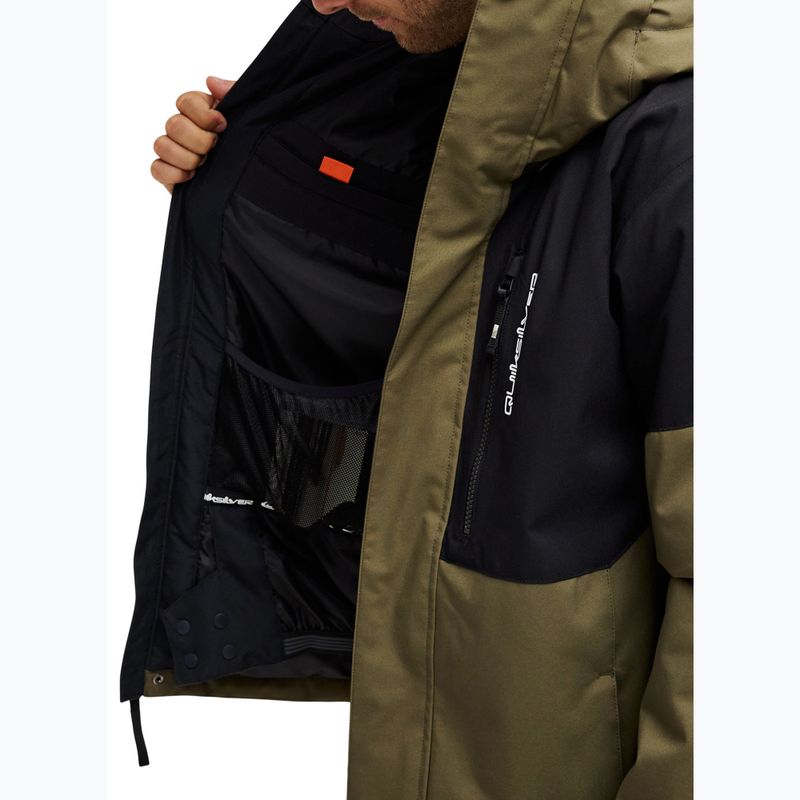 Men's snowboard jacket Quiksilver Titano 10K grape leaf 9