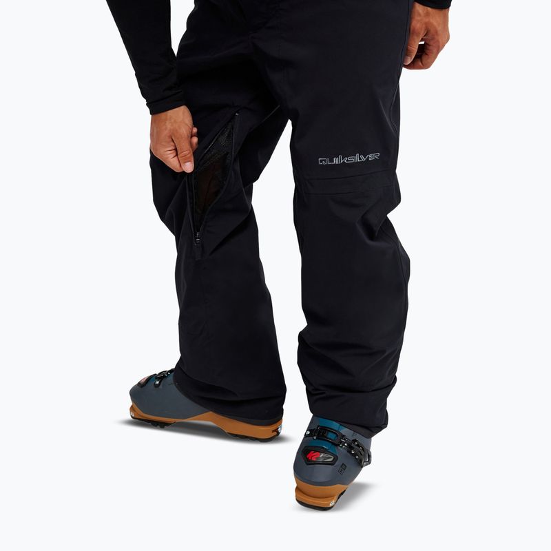 Men's snowboard trousers Quiksilver Paramo Stretch 20K Bib black 10