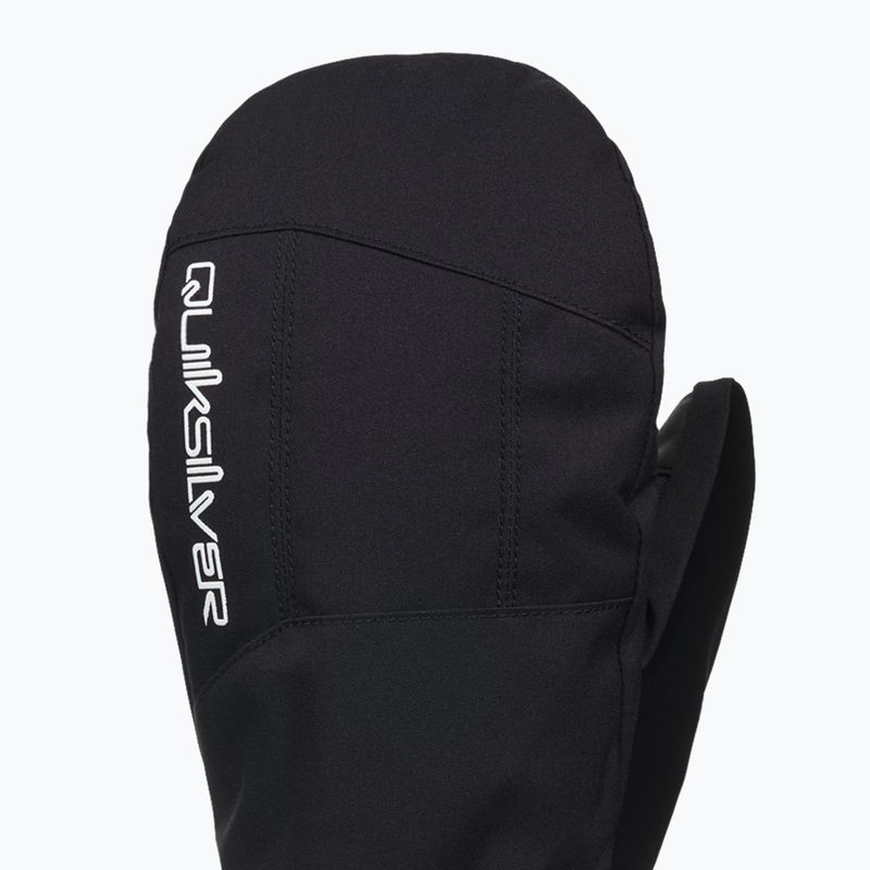 Men's snowboard gloves Quiksilver Mission Mitt true black 3