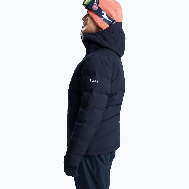 Women's snowboard jacket ROXY Snowyhill Puffy true black 4