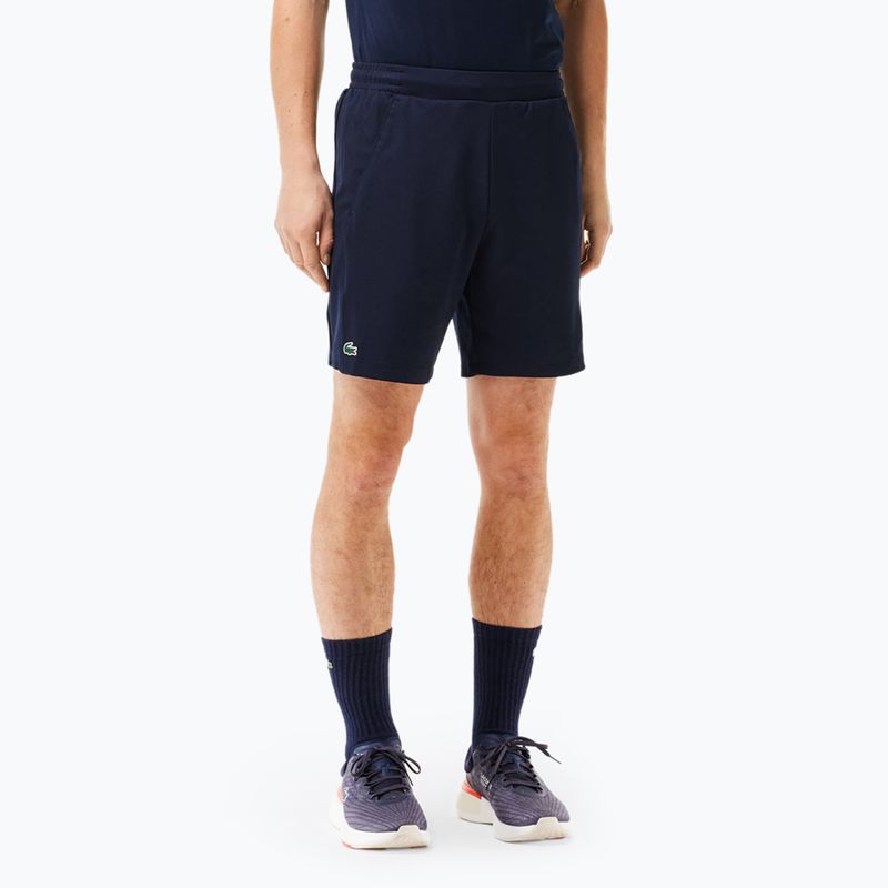 Lacoste men's tennis shorts GH1089 5FS navy blue