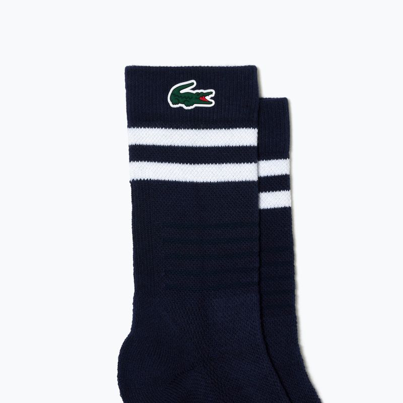 Lacoste men's socks RA1095 navy blue/white 2