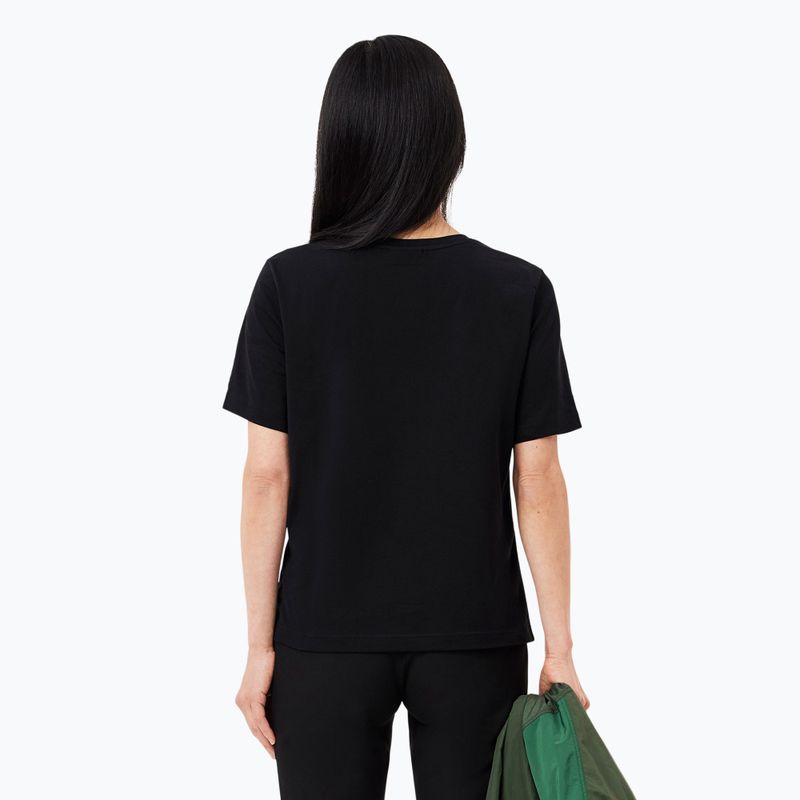 Women's T-shirt Lacoste TF7300 black 2