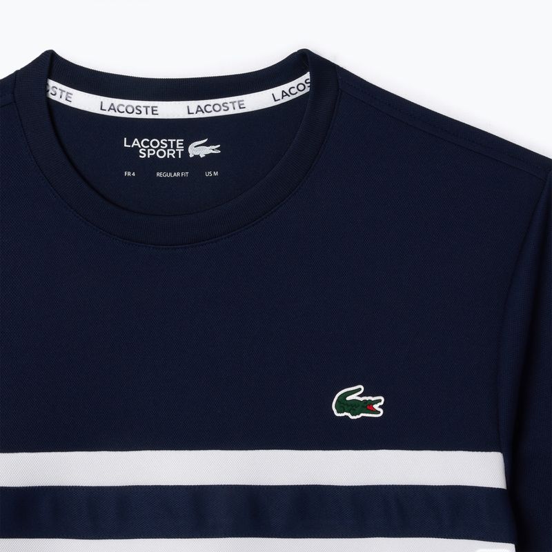Lacoste men's T-shirt TH7515 white/navy blue 5