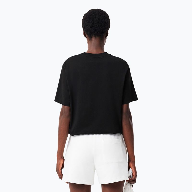 Women's T-shirt Lacoste TF7215 black 2