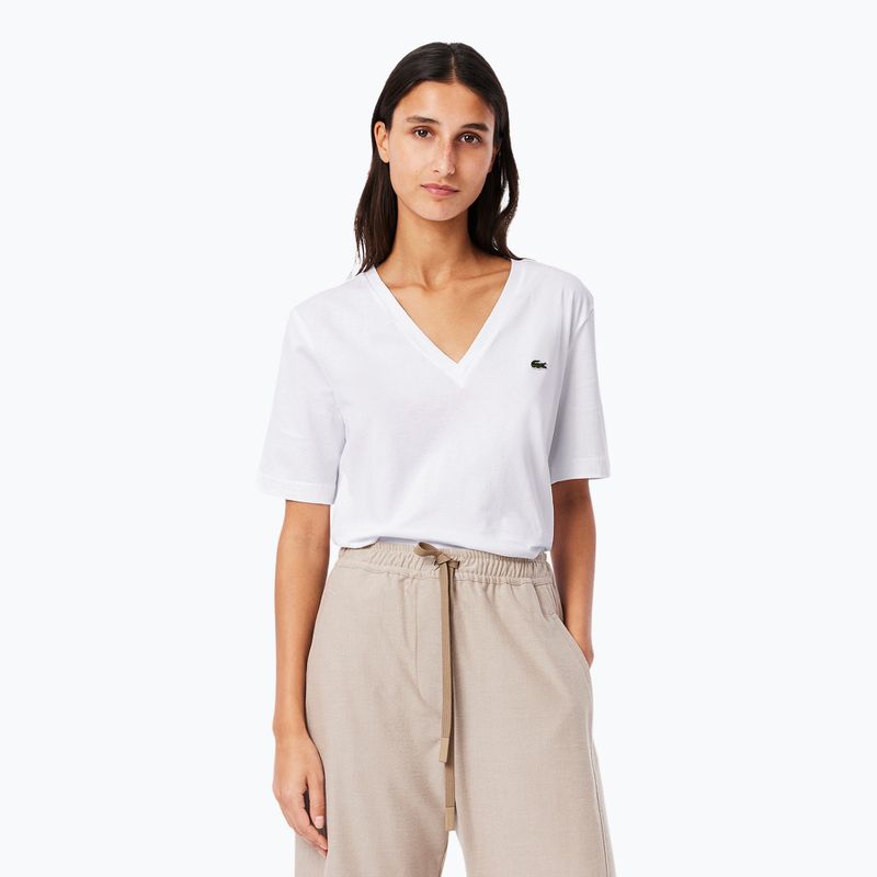 Women's T-shirt Lacoste TF7300 white