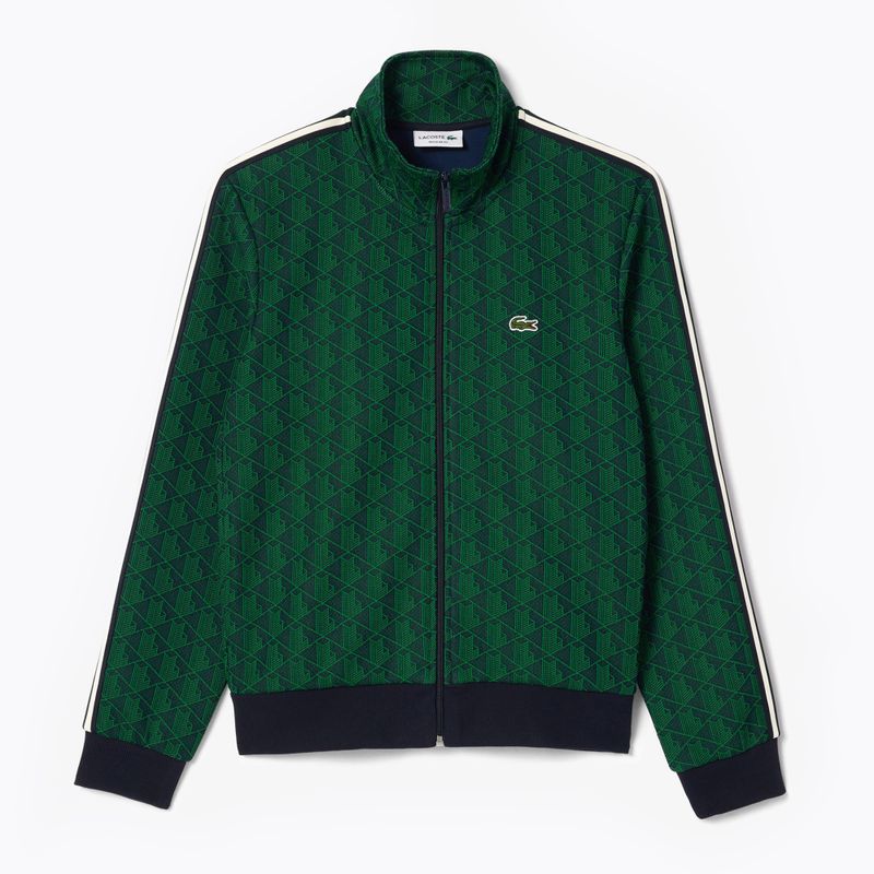 Lacoste men's SH1368 navy blue/sorrel sweatshirt 4