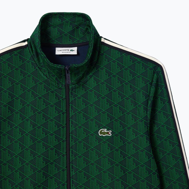 Lacoste men's SH1368 navy blue/sorrel sweatshirt 5