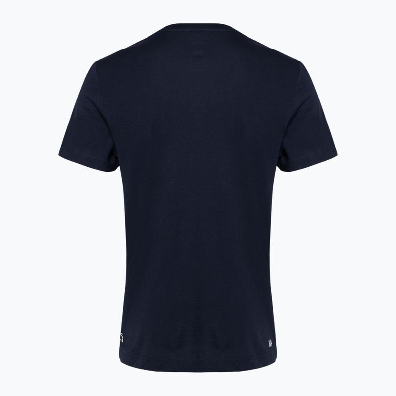 Lacoste men's T-shirt TH9068 navy blue 2