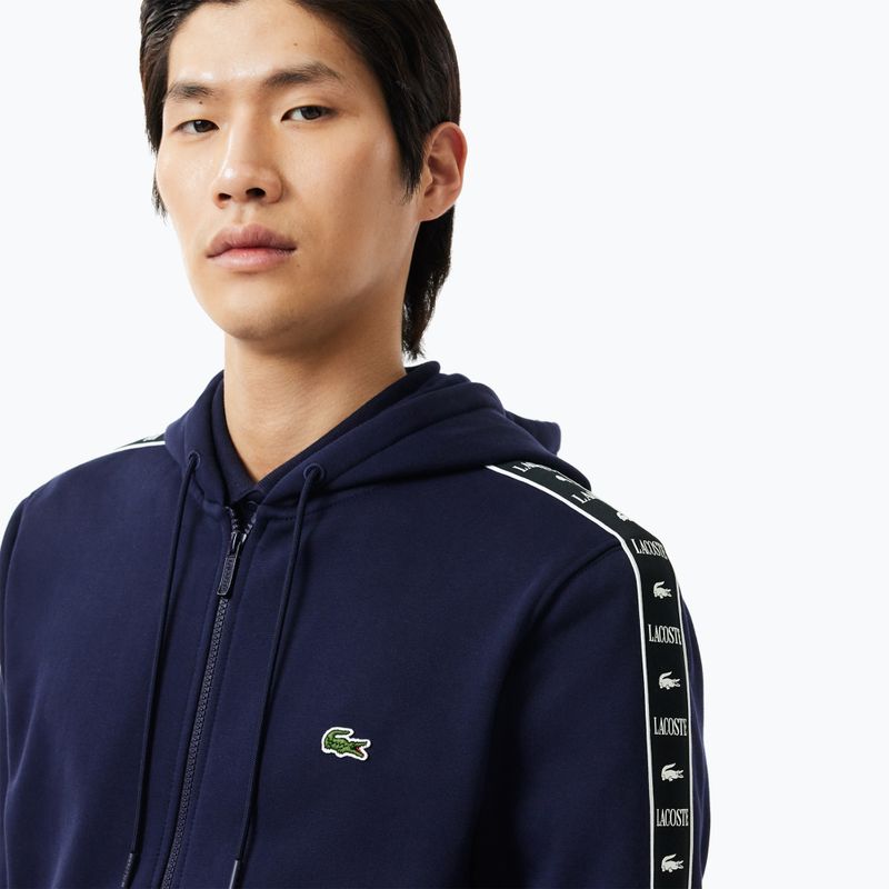 Men's Lacoste SH7457 navy blue sweatshirt 4