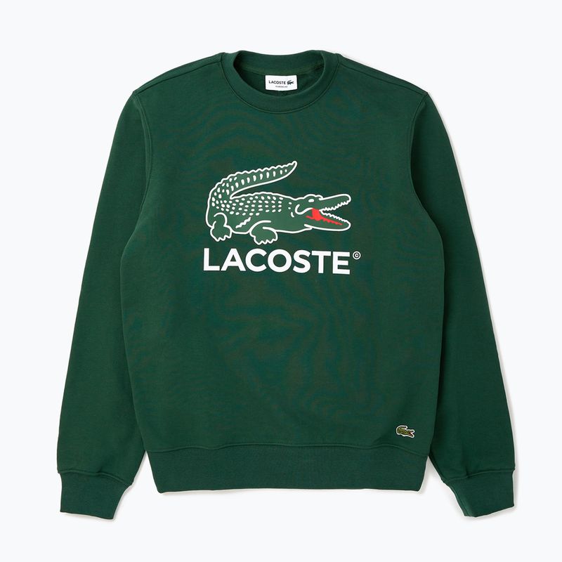 Lacoste men's SH1281 green sweatshirt 5