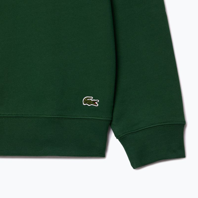 Lacoste men's SH1281 green sweatshirt 6