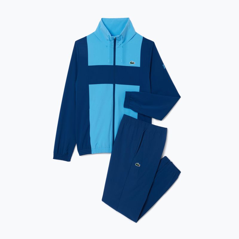 Lacoste men's tracksuit WH2522 globe / argentine blue 5