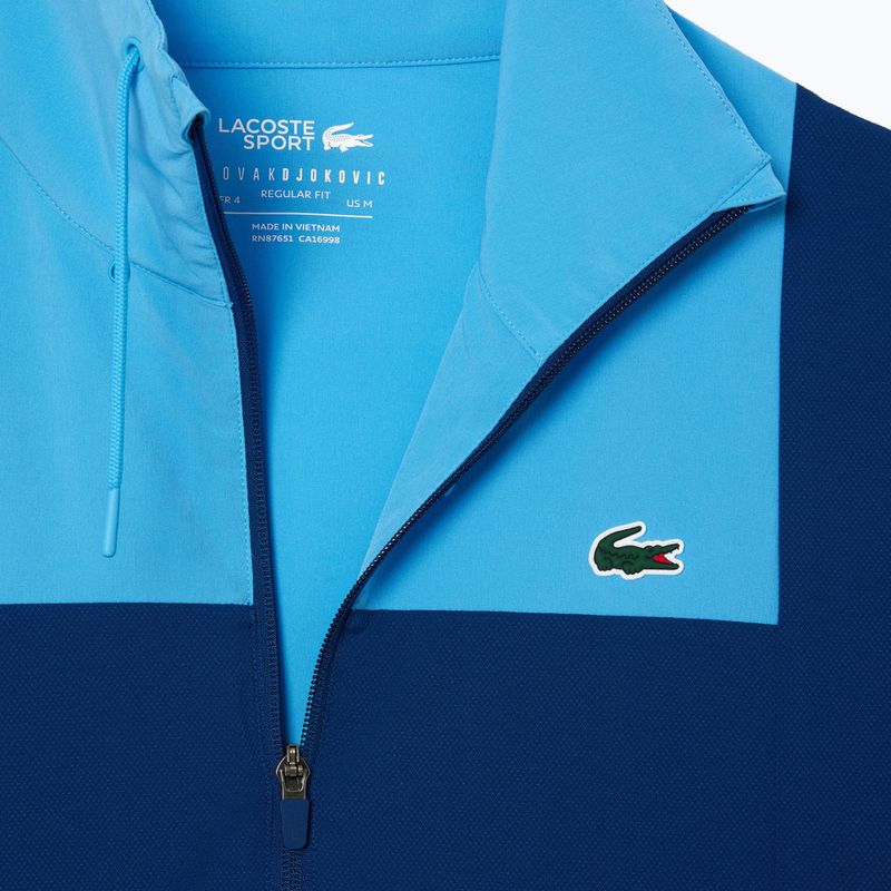 Lacoste men's tracksuit WH2522 globe / argentine blue 8
