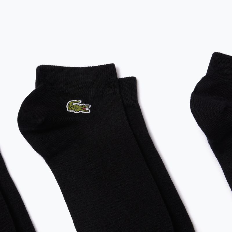 Lacoste socks RA2917 3 pairs black/black/black 2