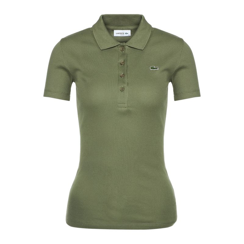 Lacoste women's polo shirt DF5377 khaki 4