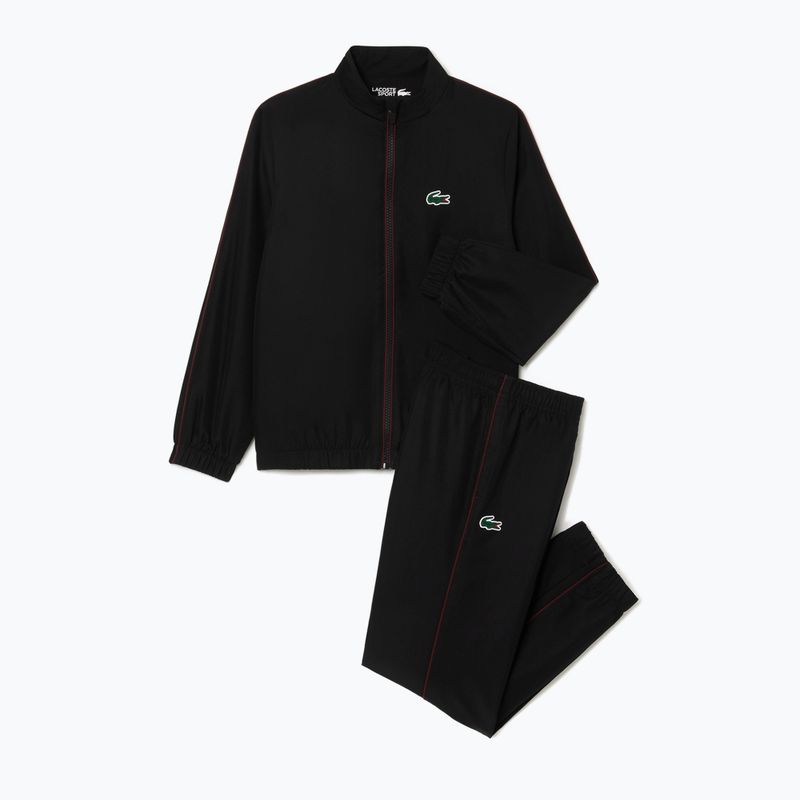 Lacoste children's tracksuit WJ2450 black / expresso 5