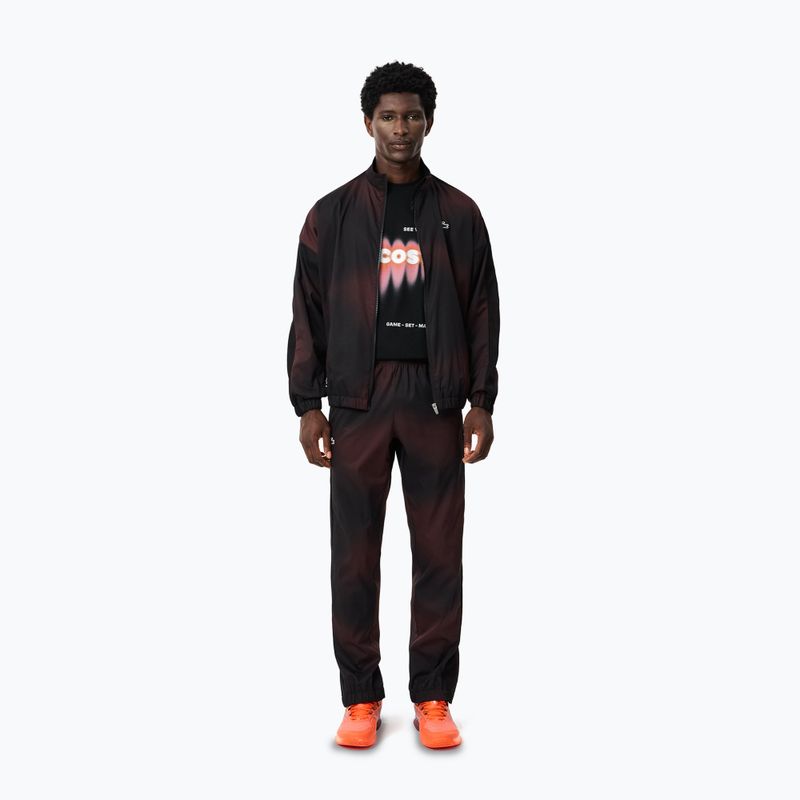 Lacoste men's tracksuit WH2609 black / expresso