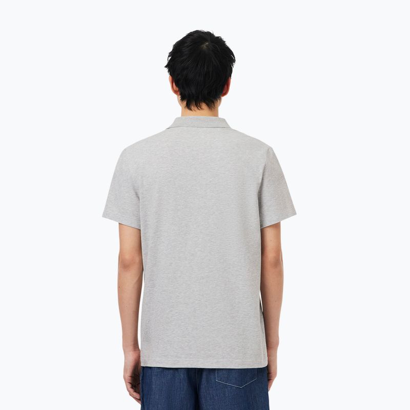 Men's polo shirt Lacoste Polo DH5522 silver chine 3