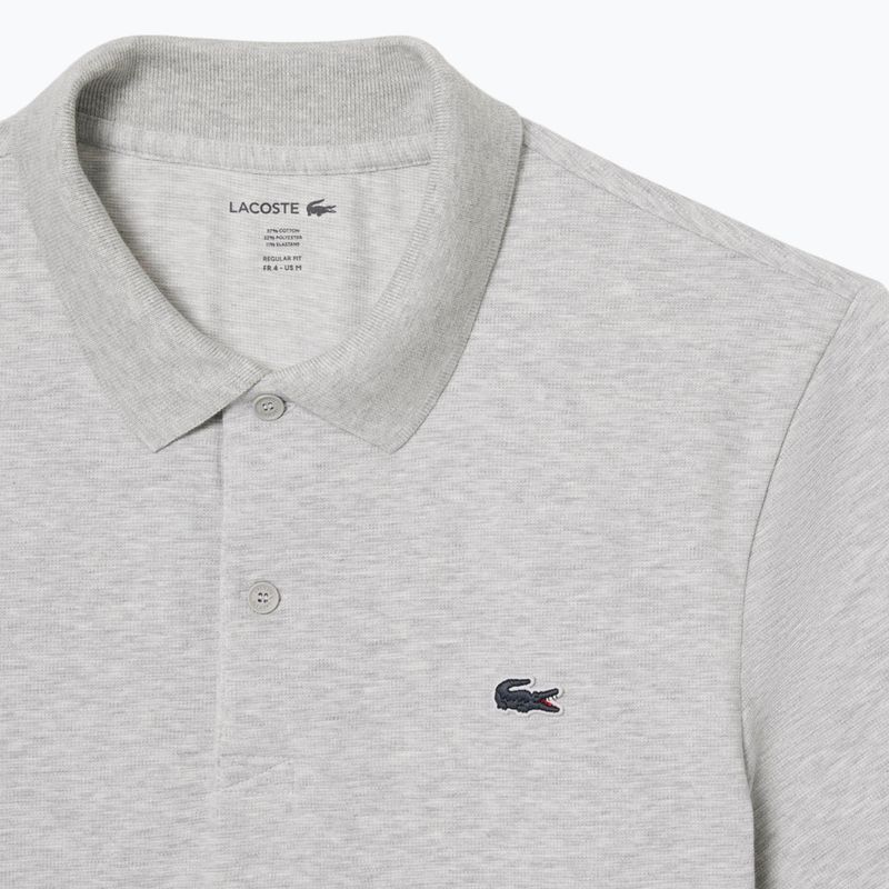 Men's polo shirt Lacoste Polo DH5522 silver chine 6