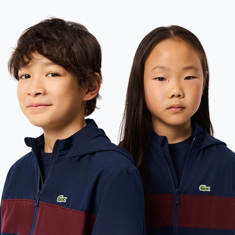 Lacoste children's jacket BJ2453 navy blue / expresso 4