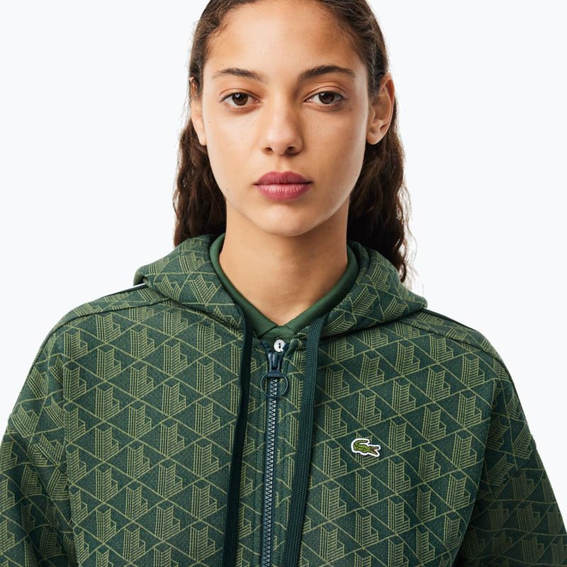 Lacoste women's sweatshirt SF7606 sinople/khaki 4