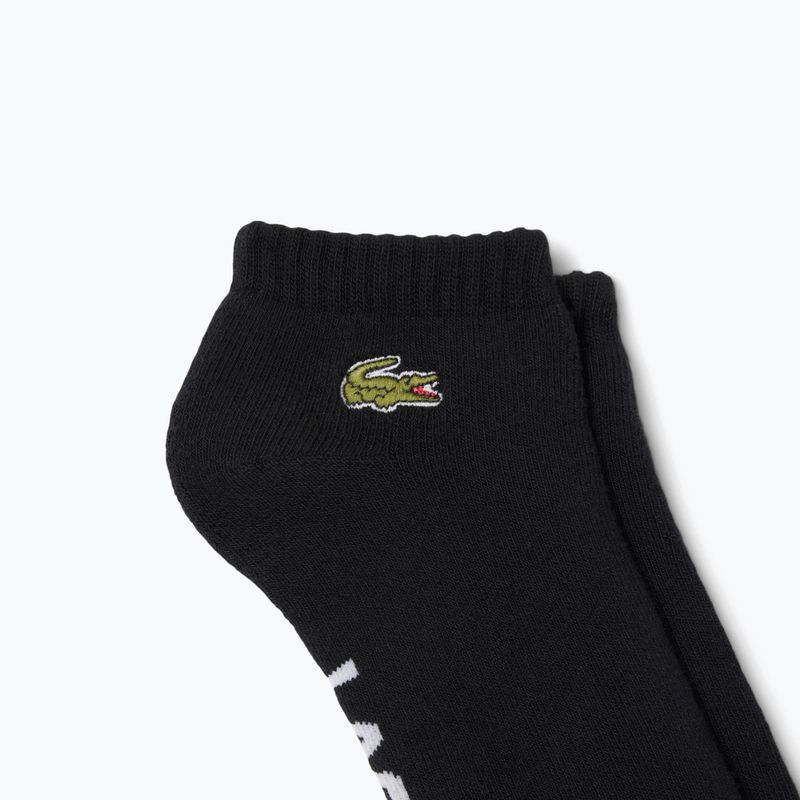 Lacoste men's socks RA2653 2 pairs black/black 2