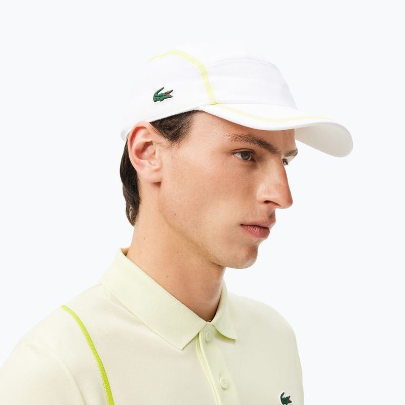 Lacoste men's baseball cap RK7574 white/white 4