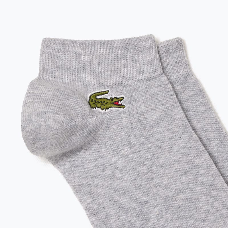 Lacoste socks RA2917 3 pairs silver chine/navy blue/white 2