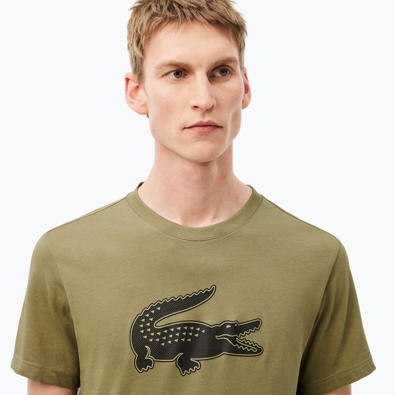Lacoste men's t-shirt TH2042 khaki/black 3