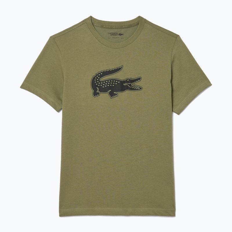 Lacoste men's t-shirt TH2042 khaki/black 4