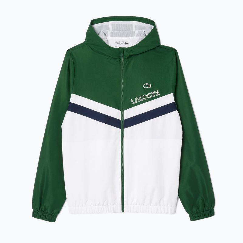 Lacoste men's tracksuit WH4241 green/white/navy blue 7