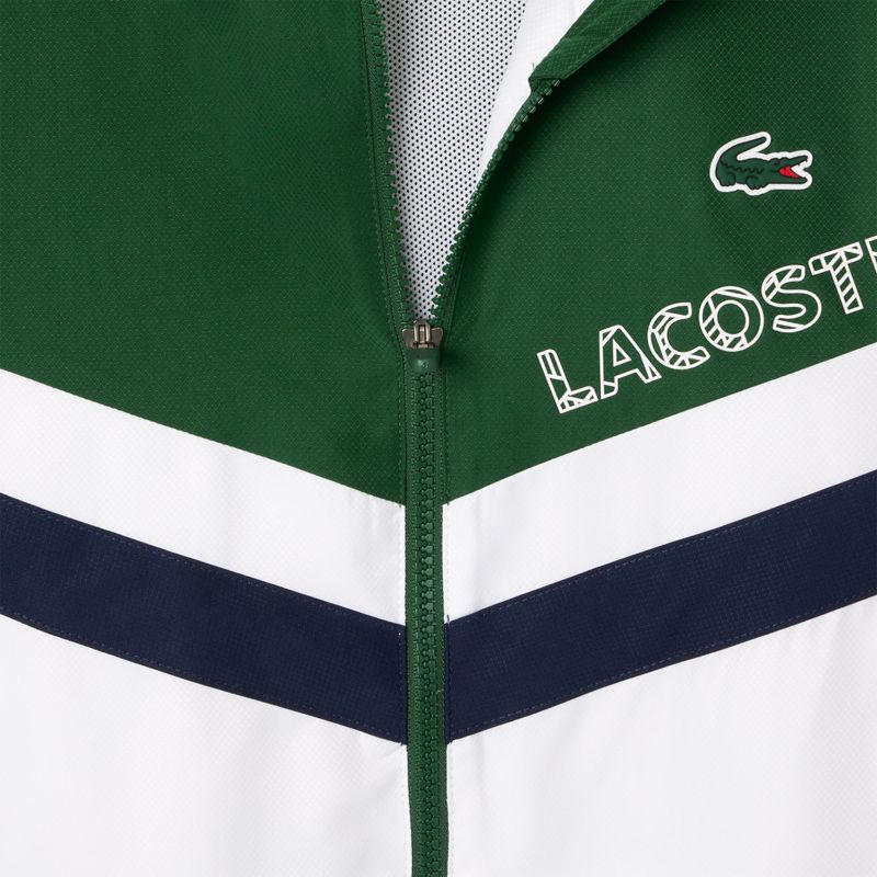 Lacoste men's tracksuit WH4241 green/white/navy blue 9