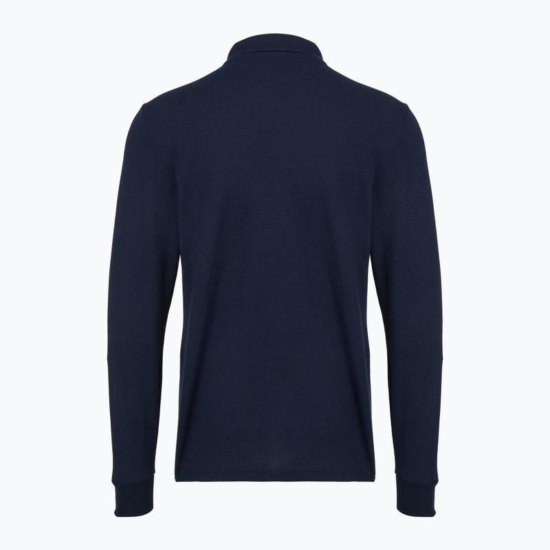Men's polo longsleeve Lacoste DH5523 navy blue 2
