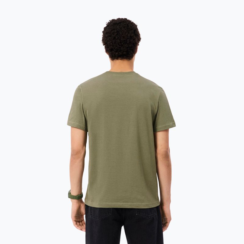Men's T-shirt Lacoste TH5133 khaki 3