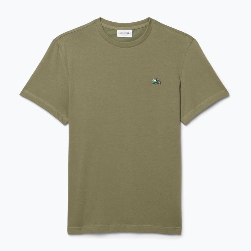 Men's T-shirt Lacoste TH5133 khaki 5