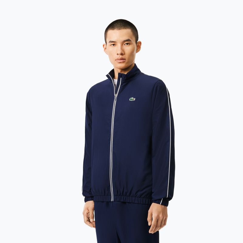 Lacoste men's tracksuit WH2574 navy blue / white 3