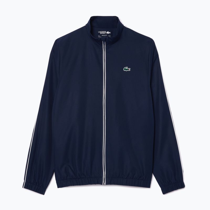 Lacoste men's tracksuit WH2574 navy blue / white 7