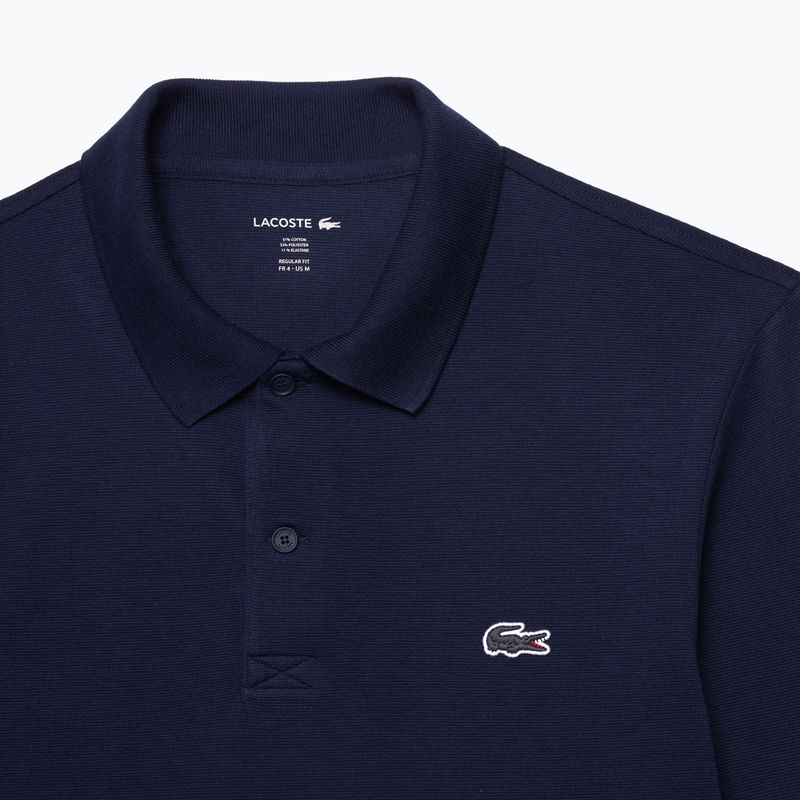 Men's polo longsleeve Lacoste DH5523 navy blue 2